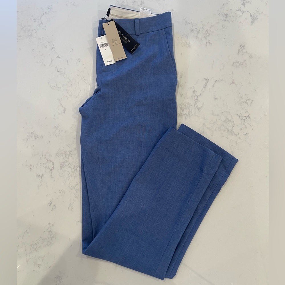 Banana Republic Blue Tailored Pantsuit